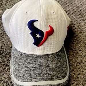 NFL Houston Texans white & gray cap